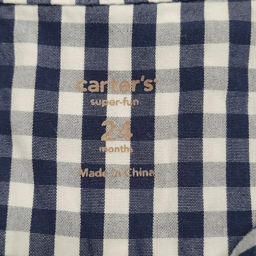Carters racecar boy romper